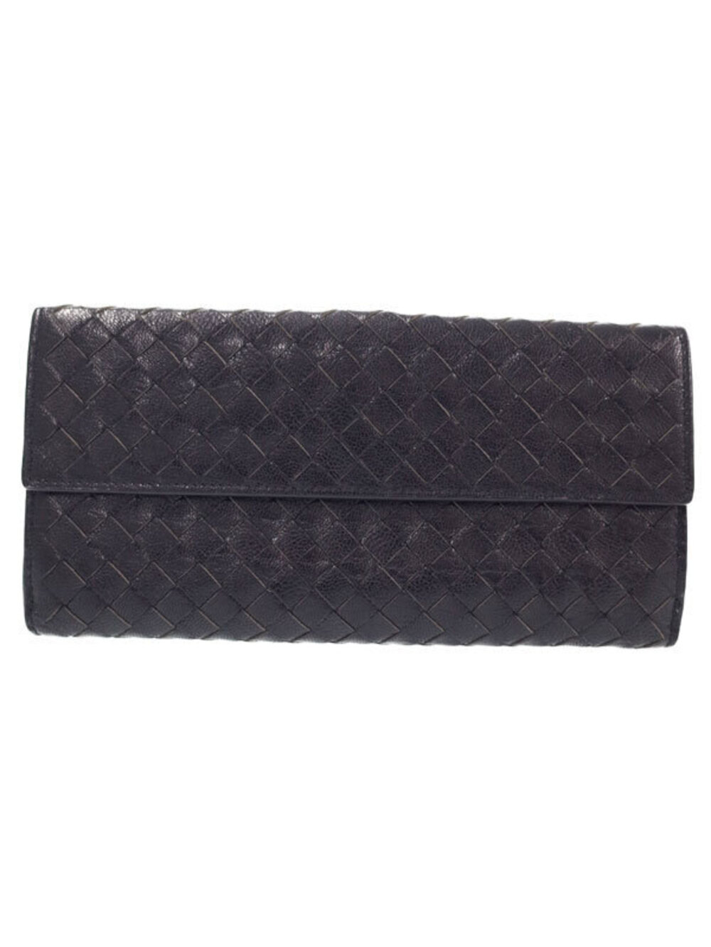 Bottega Veneta Intrecciato Double Snap Long Wallet